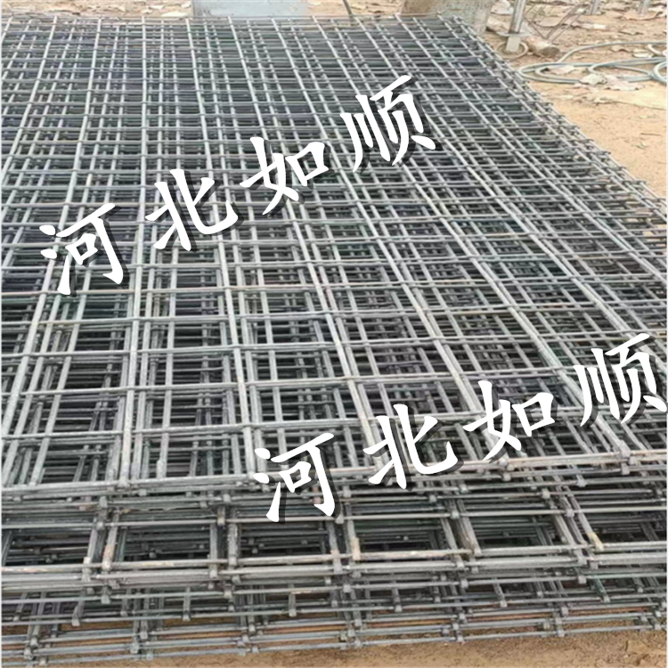 黑絲4-6mm鋼筋編織網(wǎng)片滿焊-握邊-卷邊圖片4